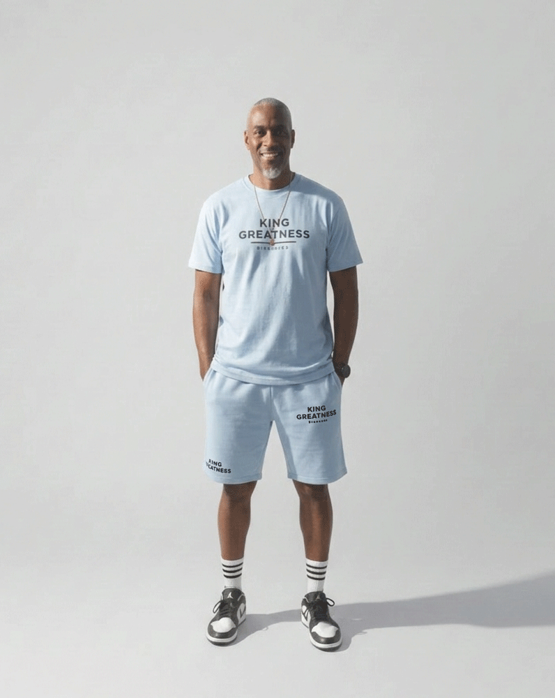 Men’s King Greatness Matching Set (Light Blue)