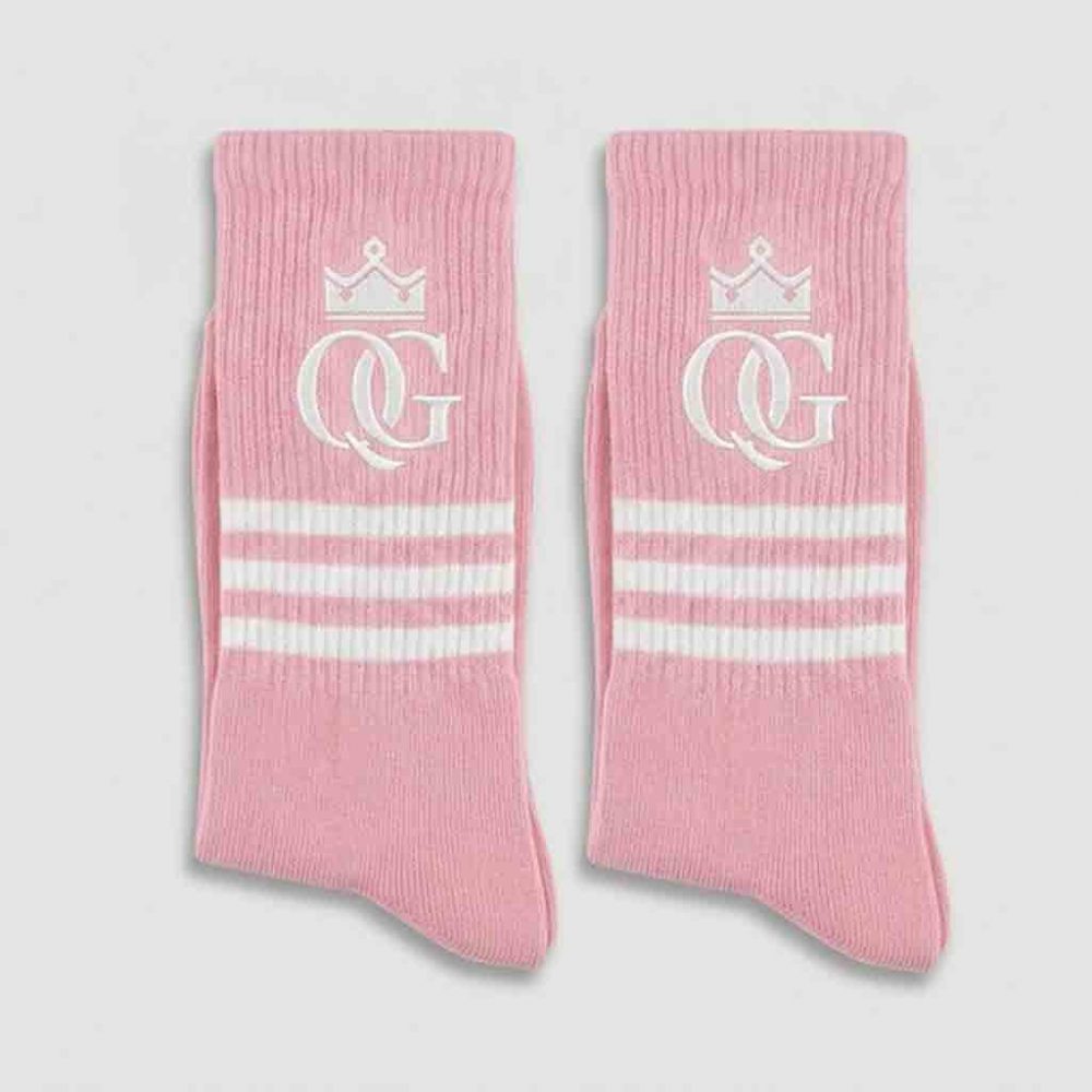 Women’s QG King Greatness Socks (Pink)