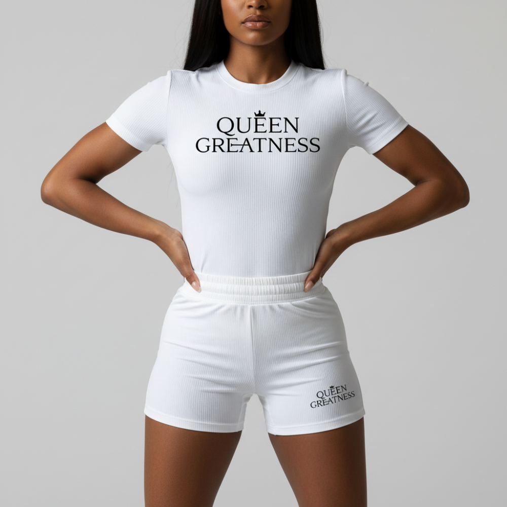 Queen Greatness Essential T‑Shirt & Shorts Set