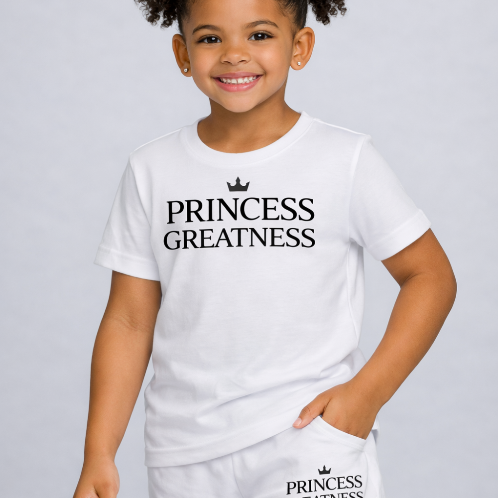Princess Greatness Essential Shirt & Shorts Set