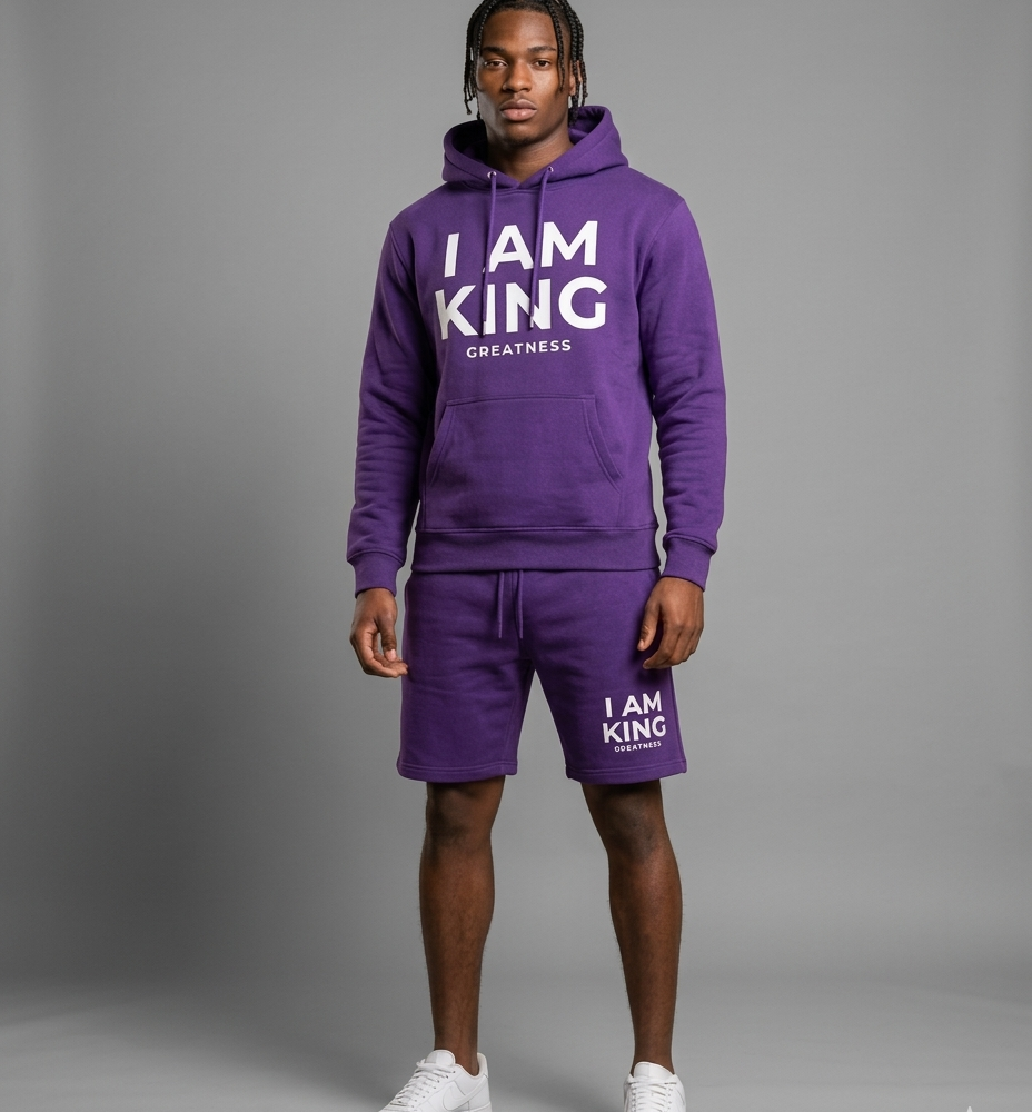 Men’s I AM King Greatness Matching Set (Purple)