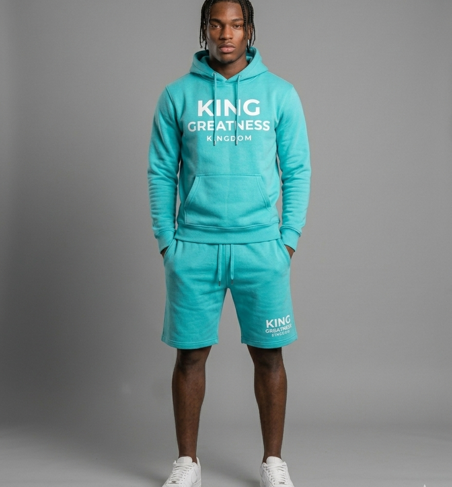 Men’s I AM King Greatness Matching Set (Turqoise)