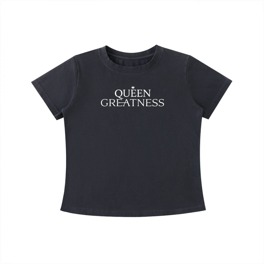 Women’s Queen Greatness Vintage Wash Slim Fit T-shirt